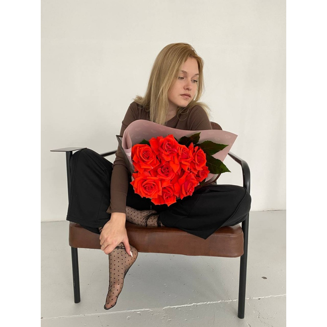 Букет роз Нина в Бугульме от магазина цветов «Rosemary»